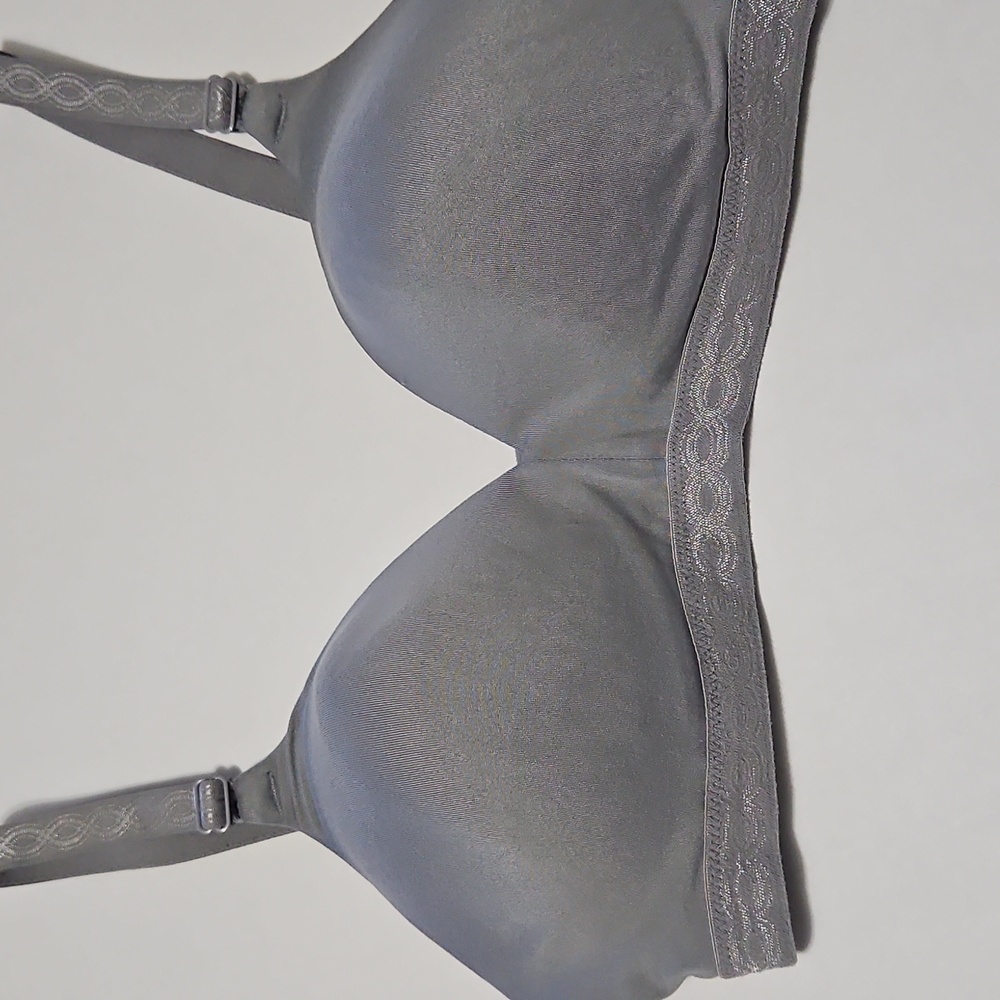 Warner's Gray Seamless Padded Bra with Molded Cups 36C